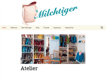 Tablet Screenshot of milchtiger.com